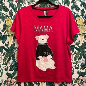 Jaclyn Intimates Mama Bear Graphic Shirt